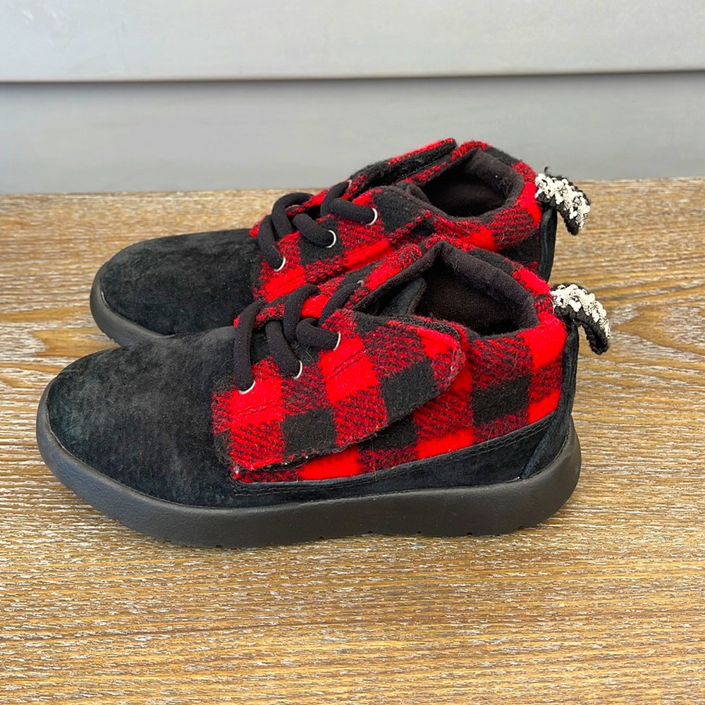 Ugg Kids Chukka Canoe Buffalo Plaid Shoe Boots